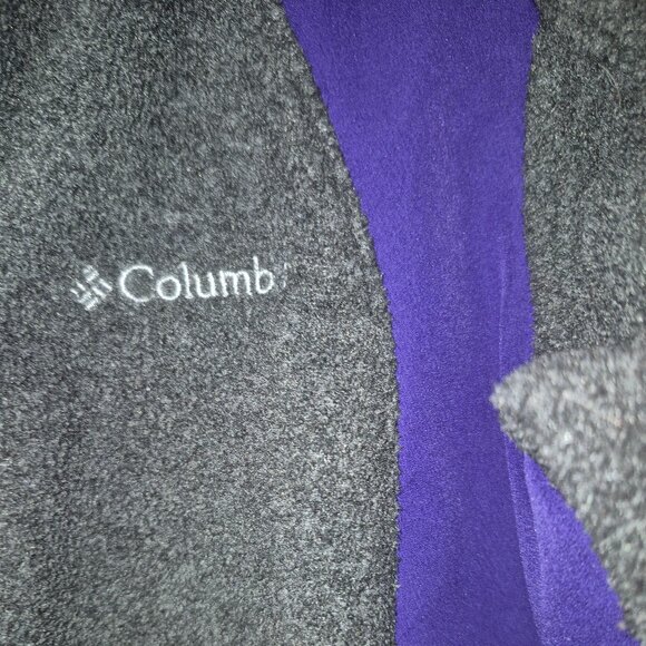 Columbia Purple and Gray Women's Jacket Size Medium - Picture 2 of 4